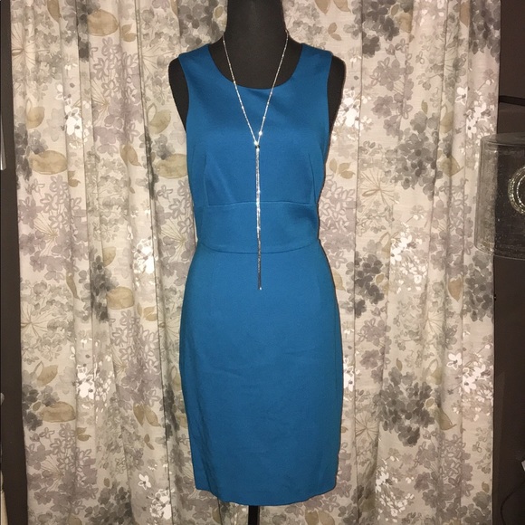 PRISTINE Trina Turk Blue Robyn Sleeveless Dress 12 - Picture 2 of 8